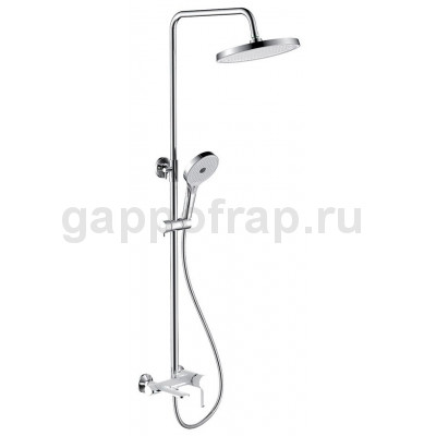 Душевая стойка Gappo G2403-8, белый хром