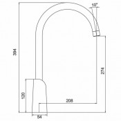 Смеситель для кухни Gappo G4303-8 с подключением фильтра питьевой воды