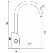 Смеситель для кухни Gappo G4303-8 с подключением фильтра питьевой воды