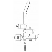 Смеситель для ванны Gappo G3203-8