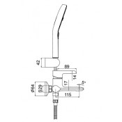 Смеситель для ванны Gappo G3203-8