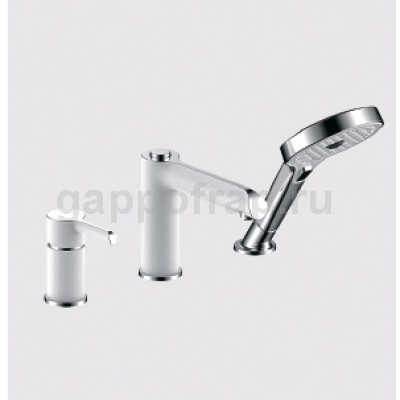 Смеситель на борт ванны Gappo G1103-8 на 3 отверстия