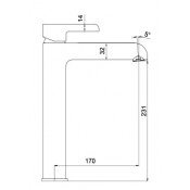 Смеситель для раковины Gappo G1003-18