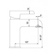 Смеситель для раковины Gappo G1003-8