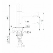 Смеситель для раковины Gappo G1052-89 Смеситель для раковины Gappo G1052-89