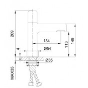 Смеситель для раковины Gappo G1052-86 Смеситель для раковины Gappo G1052-86