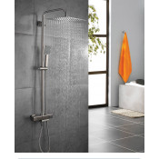 Душевая стойка Gappo G2499-40 с термостатом, сатин