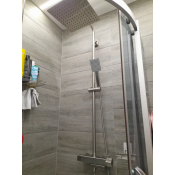 Душевая стойка Gappo G2499-40 с термостатом, сатин