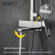 Душевая стойка Gappo G2418-1