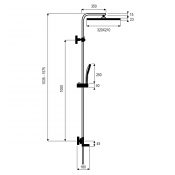 Душевая стойка gappo G2491-56 с термостатом Душевая стойка gappo G2491-56 с термостатом