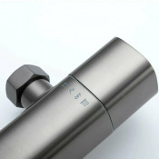 Душевая стойка gappo G2495-79 с термостатом, оружейная сталь Душевая стойка gappo G2495-79 с термостатом, оружейная сталь