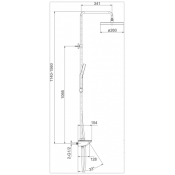 Душевая стойка Gappo G2495-88 Душевая стойка Gappo G2495-88