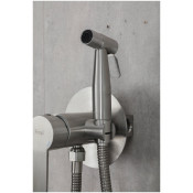 Смеситель Frap F72801 с гигиеническим душем скрытого монтажа, сатин Смеситель Frap F72801 с гигиеническим душем скрытого монтажа, сатин