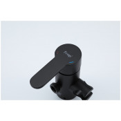 Смеситель Frap F72801-6 с гигиеническим душем скрытого монтажа, чёрный