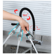 Смеситель для кухни Gappo G4398-80 с подключением фильтра питьевой воды Смеситель для кухни Gappo G4398-80 с подключением фильтра питьевой воды