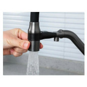 Смеситель для кухни Gappo G4398-89 с подключением фильтра питьевой воды, черный/оружейная сталь Смеситель для кухни Gappo G4398-89 с подключением фильтра питьевой воды, черный/оружейная сталь