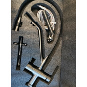 Смеситель для кухни Gappo G4398-89 с подключением фильтра питьевой воды, черный/оружейная сталь Смеситель для кухни Gappo G4398-89 с подключением фильтра питьевой воды, черный/оружейная сталь