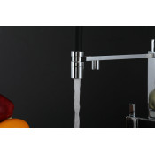 Смеситель для кухни Gappo G4395-50 с подключением фильтра, черный хром Смеситель для кухни Gappo G4395-50 с подключением фильтра, черный хром