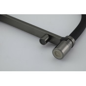 Смеситель для кухни Gappo G4395-59 с подключением фильтра, оружейная сталь/черный Смеситель для кухни Gappo G4395-59 с подключением фильтра, оружейная сталь/черный