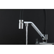 Смеситель для кухни Gappo G4395-60 с подключением фильтра, хром/черный Смеситель для кухни Gappo G4395-60 с подключением фильтра, хром/черный