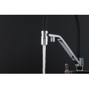 Смеситель для кухни Gappo G4395-60 с подключением фильтра, хром/черный Смеситель для кухни Gappo G4395-60 с подключением фильтра, хром/черный