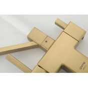 Смеситель для кухни Gappo G4395-63 с подключением фильтра, белый/золото Смеситель для кухни Gappo G4395-63 с подключением фильтра, белый/золото