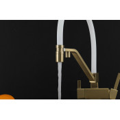 Смеситель для кухни Gappo G4395-63 с подключением фильтра, белый/золото Смеситель для кухни Gappo G4395-63 с подключением фильтра, белый/золото