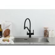 Смеситель для кухни Gappo G4395-66 с подключением фильтра, черный Смеситель для кухни Gappo G4395-66 с подключением фильтра, черный