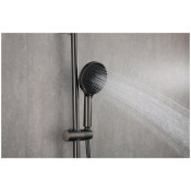Душевая система Frap F24011-9, оружейная сталь