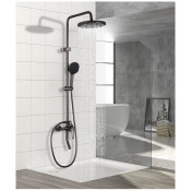 Душевая система Frap F24011-9, оружейная сталь