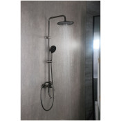 Душевая система Frap F24011-9, оружейная сталь
