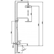Душевая стойка Frap F2417, хром Душевая стойка Frap F2417, хром
