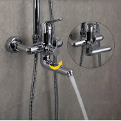 Душевая стойка Frap F2417, хром Душевая стойка Frap F2417, хром