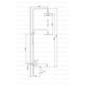 Душевая стойка Frap F2417-6, черный Душевая стойка Frap F2417-6, черный