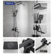 Душевая стойка Frap F2471-6, черный Душевая стойка Frap F2471-6, черный