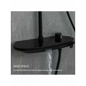 Душевая стойка Gappo G2495-86, черный