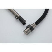 Смеситель для кухни Frap F4398-9 c подключением фильтра питьевой воды, черный/оружейная сталь