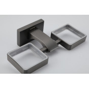 Стакан для зубных щеток Gappo G0708-9, оружейная сталь