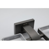 Стакан для зубных щеток Gappo G0708-9, оружейная сталь