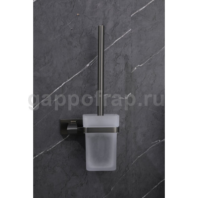 Ершик туалетный Gappo G0710-9, оружейная сталь