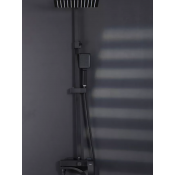 Душевая стойка Frap F24803-16 нержавеющая сталь, черный