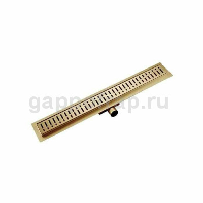 Душевой трап Gappo G87007-33 700х70, золото