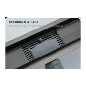Душевой трап Gappo G85007-39 500х70, оружейная сталь