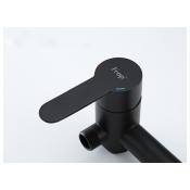 Смеситель Frap F20801-6 для душа с гигиенической лейкой, черный
