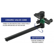 Смеситель Frap F20801-6 для душа с гигиенической лейкой, черный