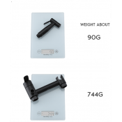 Смеситель Frap F20801-6 для душа с гигиенической лейкой, черный