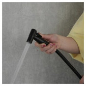 Смеситель Frap F20801-6 для душа с гигиенической лейкой, черный