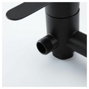 Смеситель Frap F7503-9 для душа с гигиенической лейкой, оружейная сталь