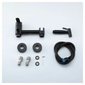 Смеситель Frap F7503-9 для душа с гигиенической лейкой, оружейная сталь