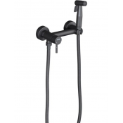 Смеситель Frap F7503-9 для душа с гигиенической лейкой, оружейная сталь